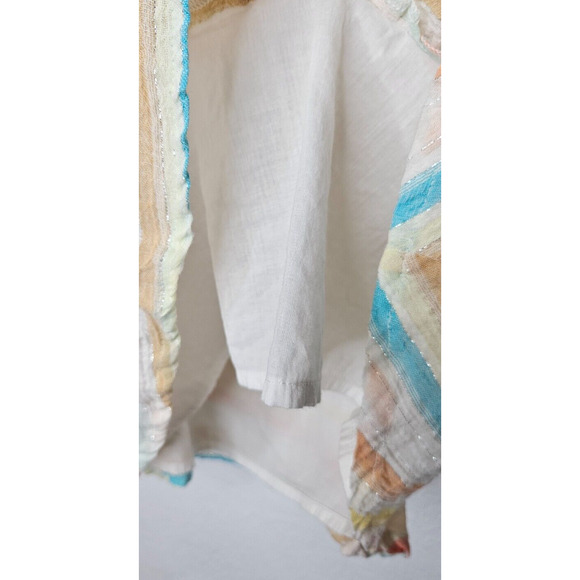 Lovers and Friends Womens Liv Mini Dress Small Spring Rainbow Layered Ruffles - Picture 4 of 12